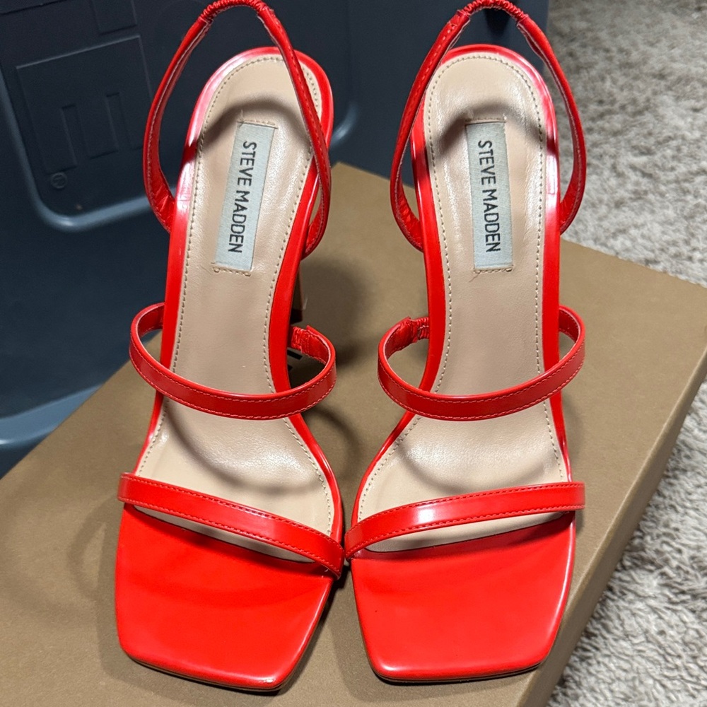 Steve Madden Bold Red Heels